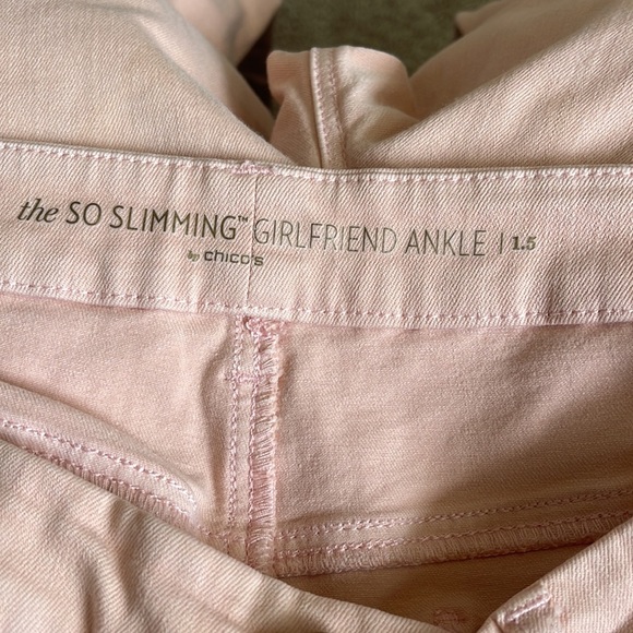 - Chico so slimming girlfriend ankle 1.5 pink jeans - Picture 2 of 16